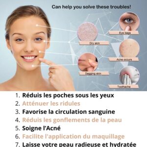 Soigner sa peau et faire disparaître les cernes avec de la glace naturelle.